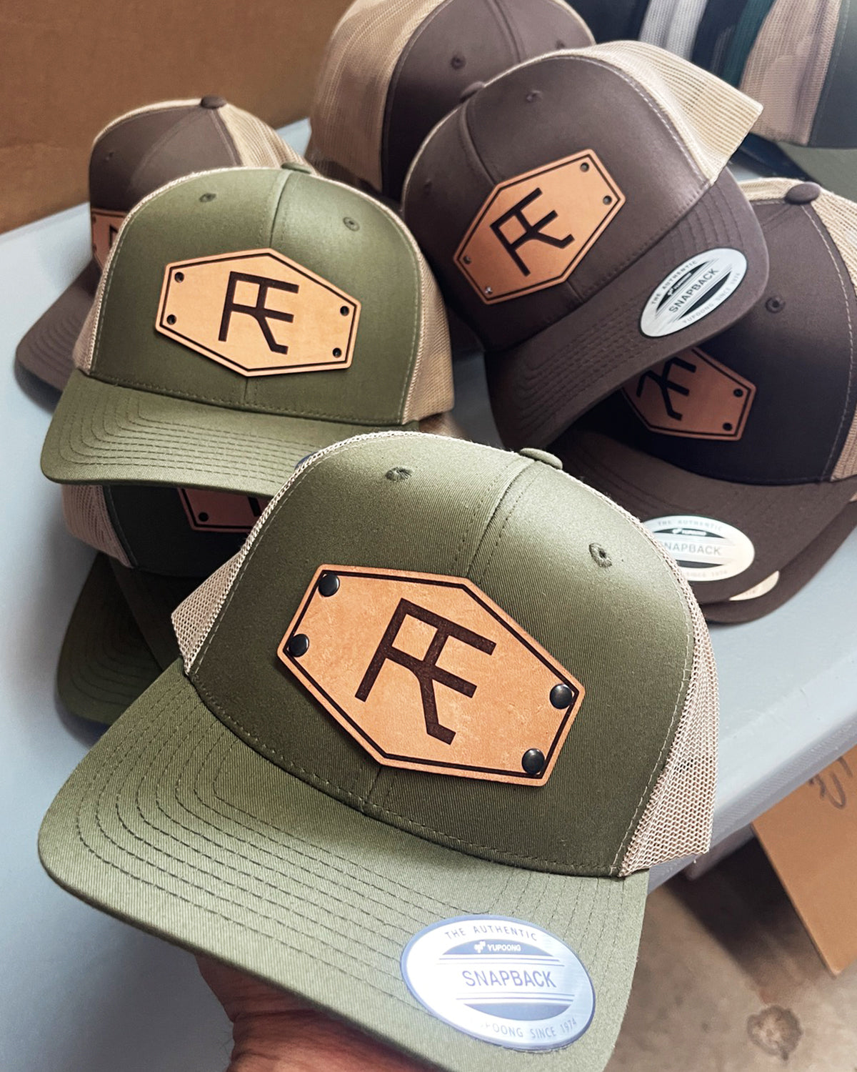 Cheap Custom Hats Leather Patches