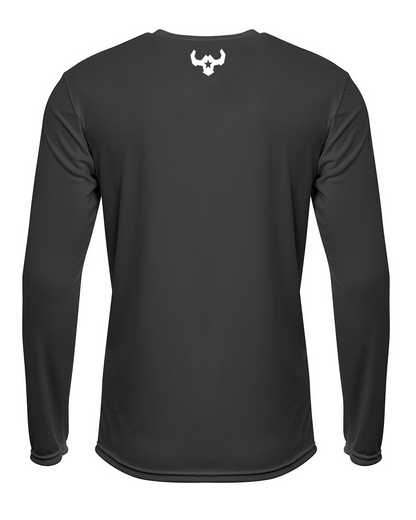 Affordable Long Sleeve Long Sleeve High Performance Black VQRO Shirt Custom