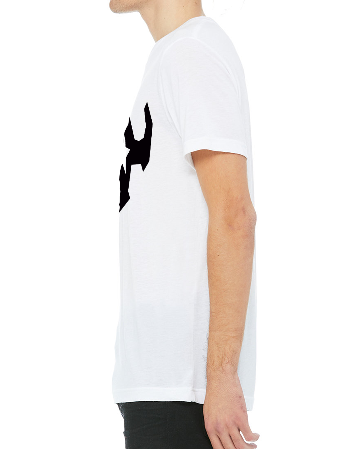 Cheap Affordable Custom Apparel Original White VQRO Bull Chest Emblem T-Shirt 