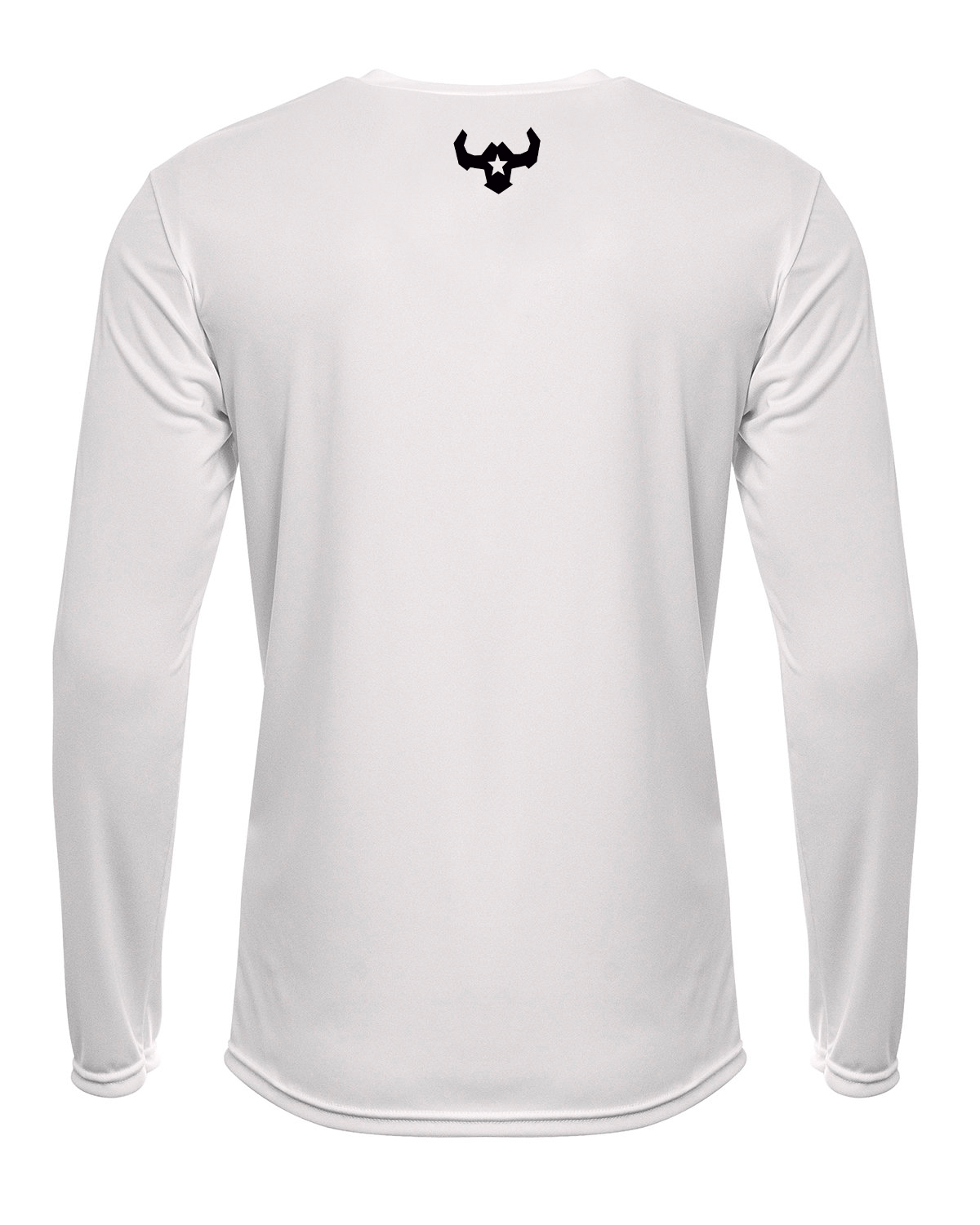 Affordable Custom Apparel Long Sleeve High Performance White VQRO Shirt Outdoors and Fishing