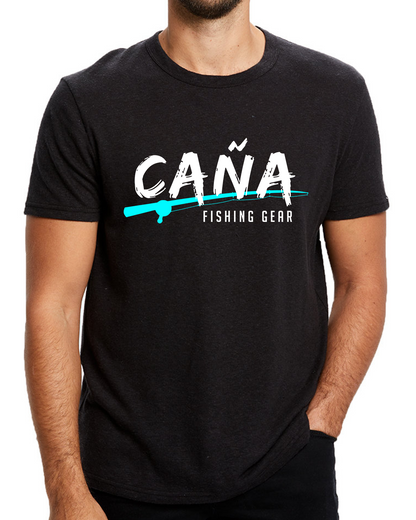 Affordable Lightweight Men's CAÑA® Black Heather T-Shirt