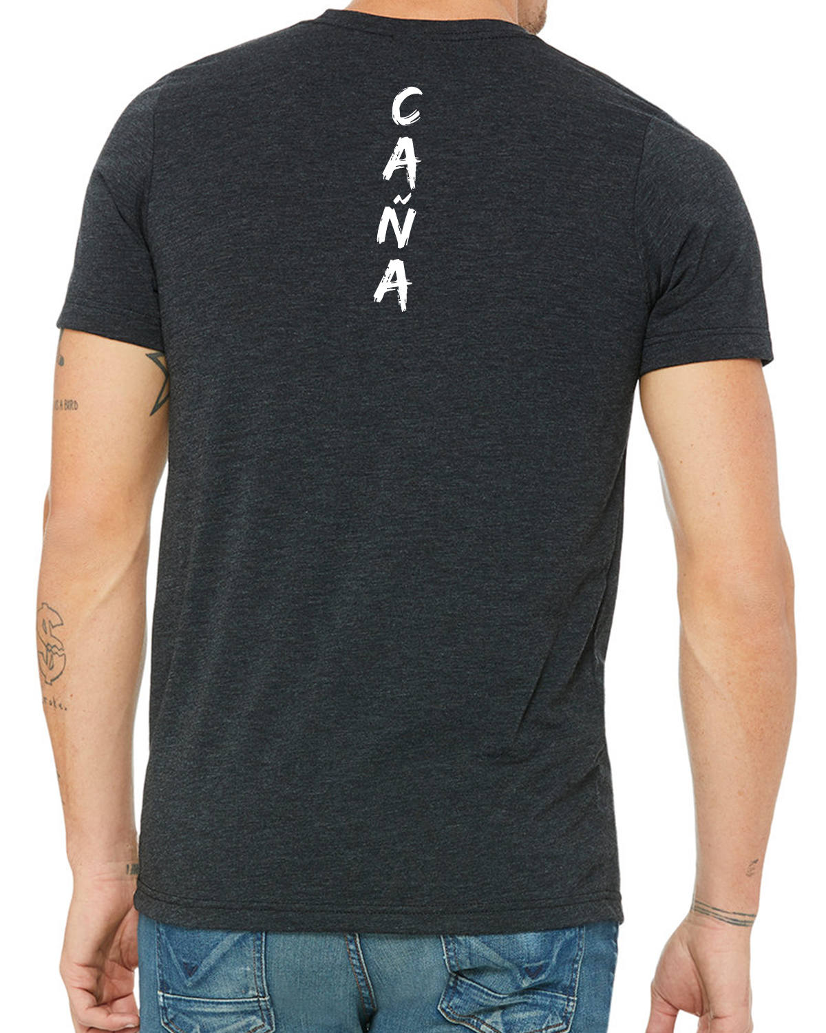 Preformance Polyester Fishing Gear Lightweight Men's CAÑA® Black Heather T-Shirt