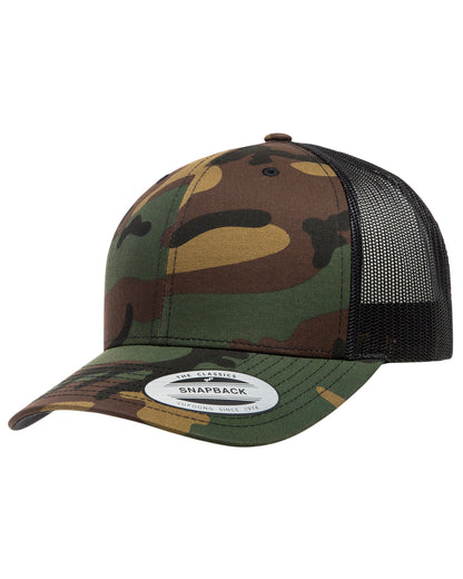 Cheap Affordable Custom Hats Caps Custom Leather and Wood Patches Engraved With Your Logo Hats Black Yupoong Camo Hunting Hats