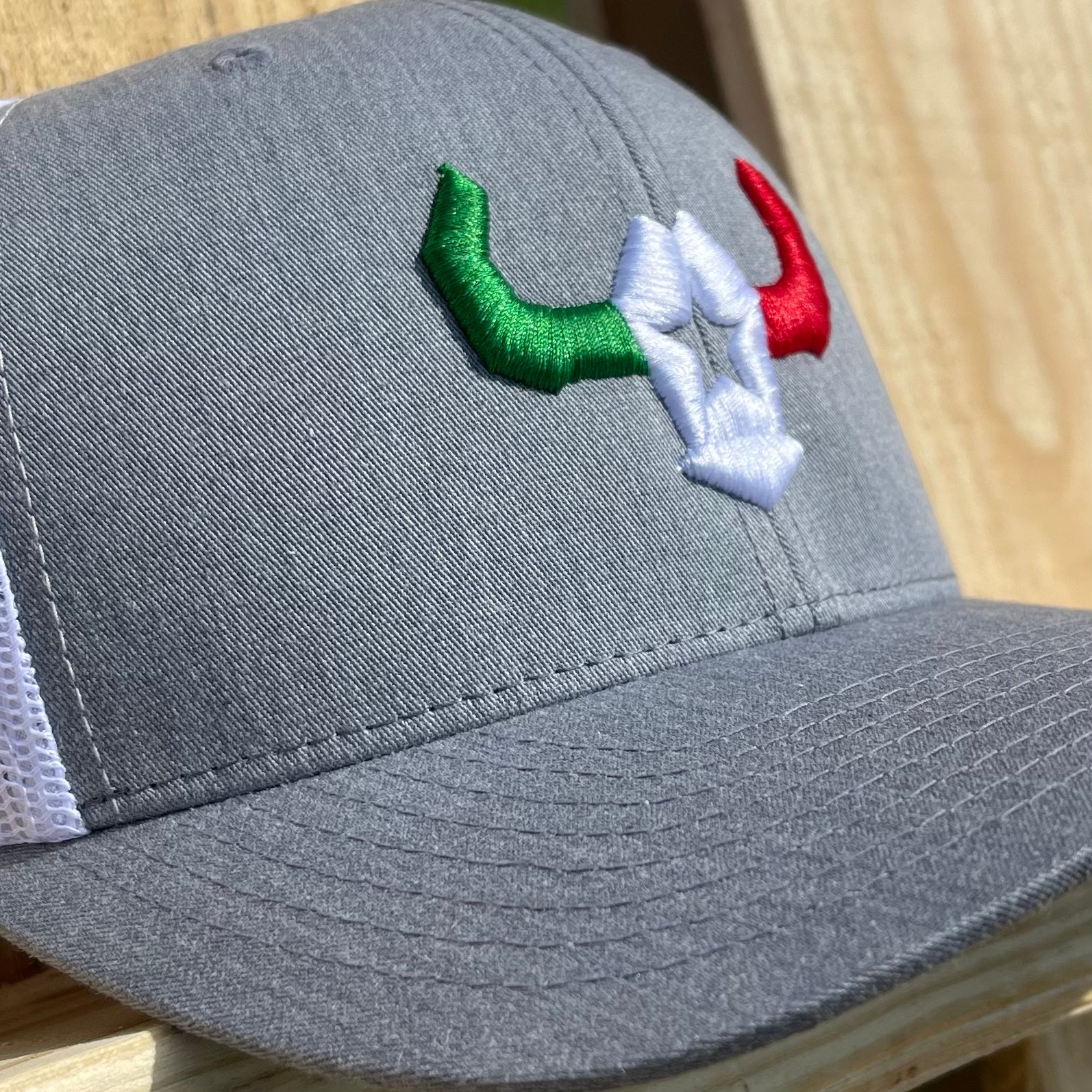 Affordable Custom Hats & Caps Yupoong 6606 Classics Heather White Adult Retro Trucker Hat Affordable Apparel